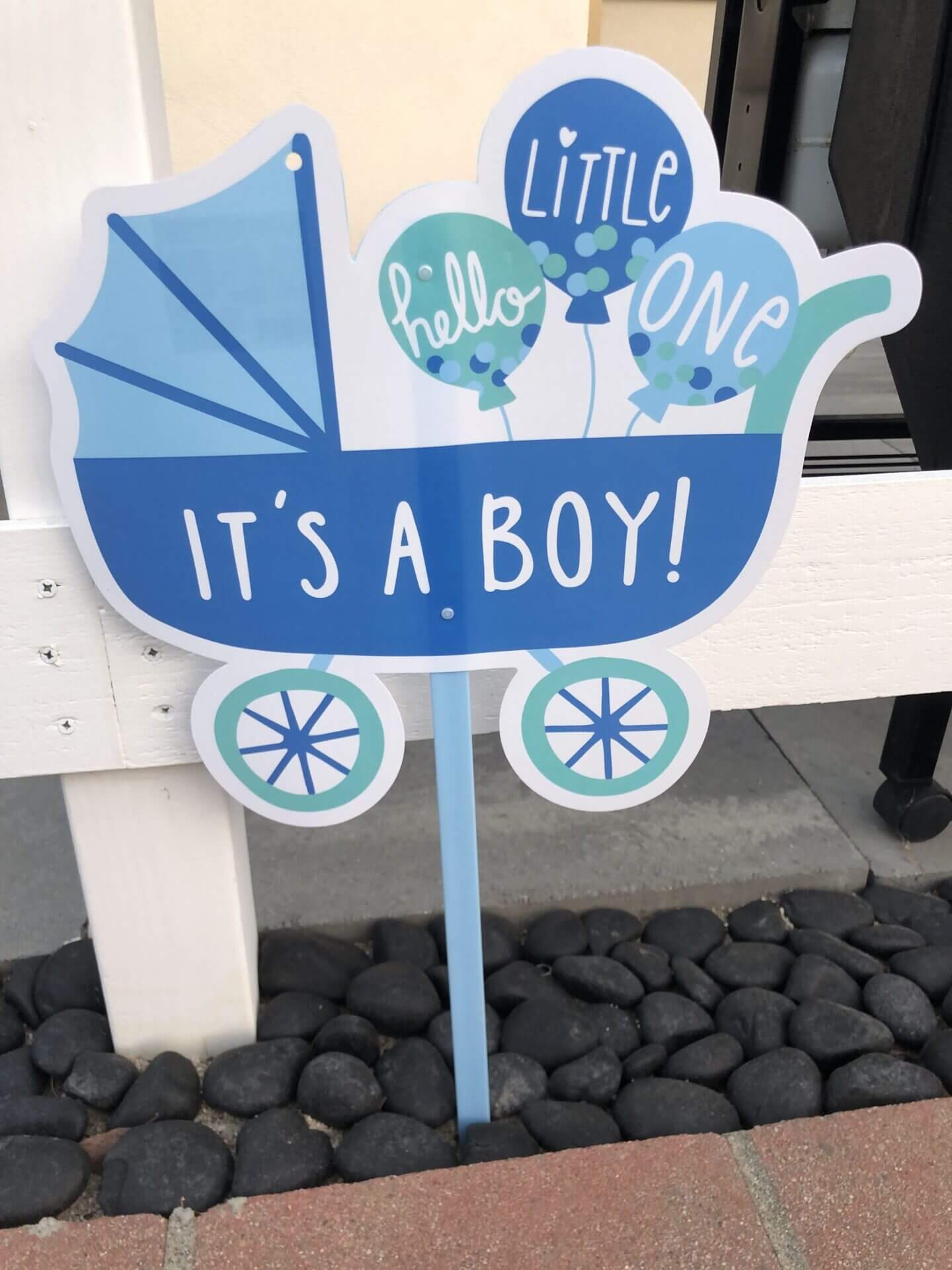 It's a boy announcement